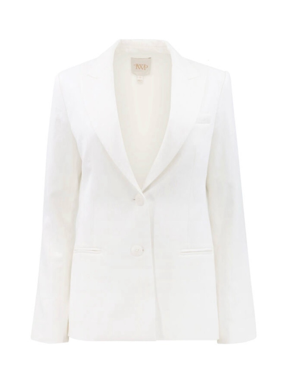 TWP Husband Linen/Cotton Blazer Women’s Size Medium in White Suit Jacket twp NWT